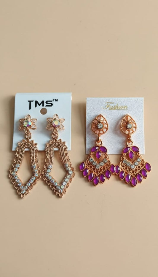 Trendy Artificial Earrings Set for Women – Stylish Fashion Jewelry