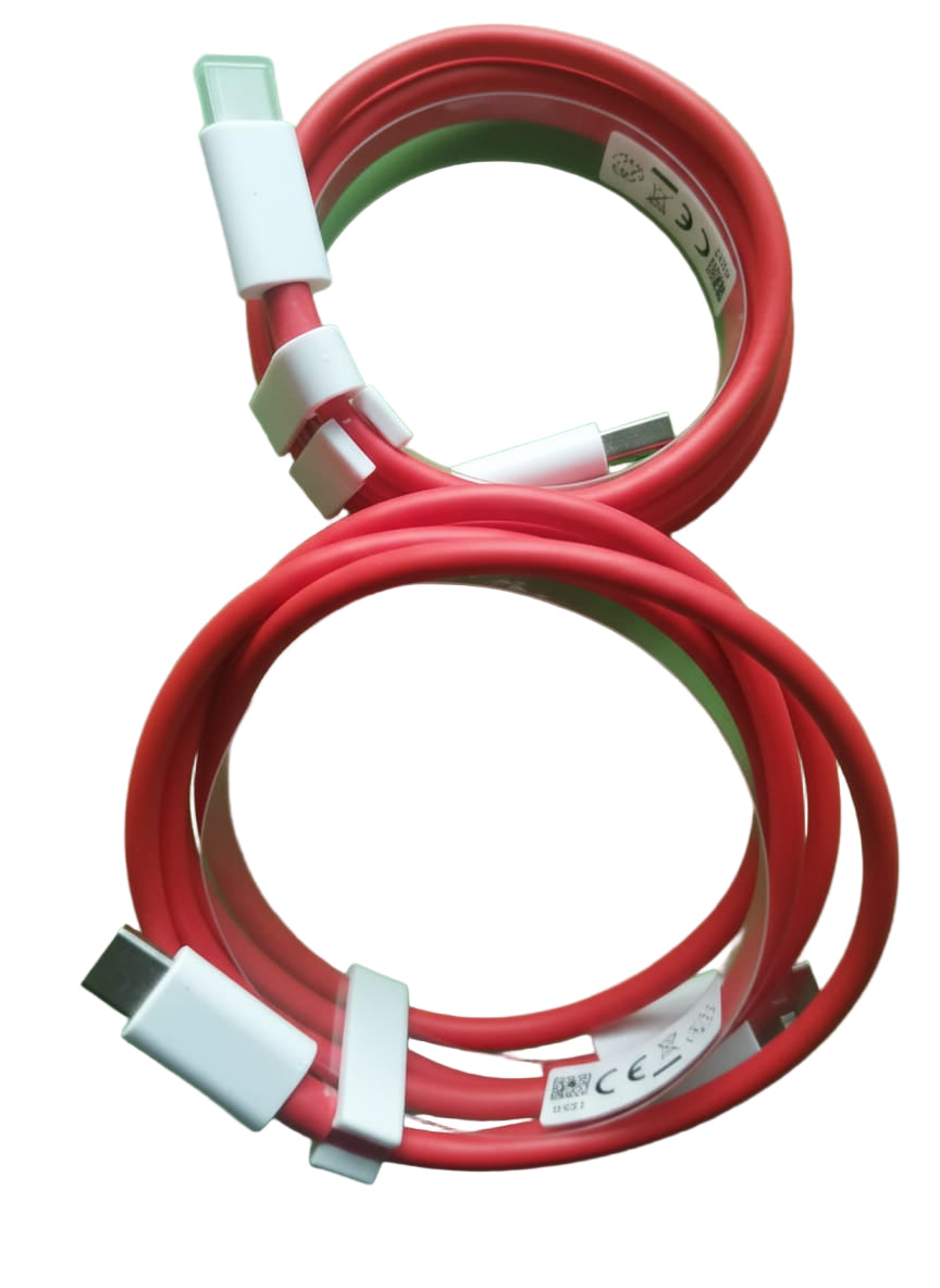 USB cable bundle featuring 6 premium red cables designed for fast charging and reliable data transfer. Each cable supports both 65W and 100W power delivery