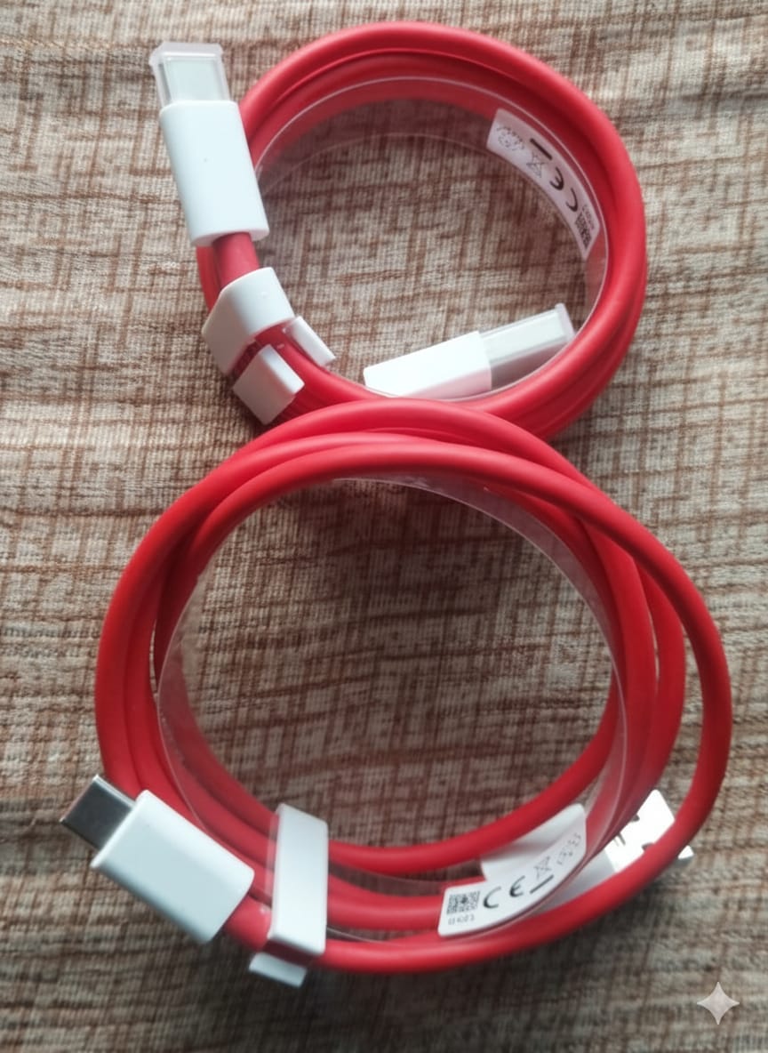 USB cable bundle featuring 6 premium red cables designed for fast charging and reliable data transfer. Each cable supports both 65W and 100W power delivery