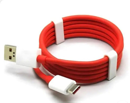 USB cable bundle featuring 6 premium red cables designed for fast charging and reliable data transfer. Each cable supports both 65W and 100W power delivery